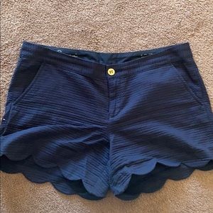 Lily Pulitzer scalloped shorts